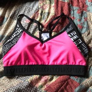 Pink Victoria secret bra